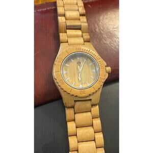 Men's 43mm Wood Watch by XVIII